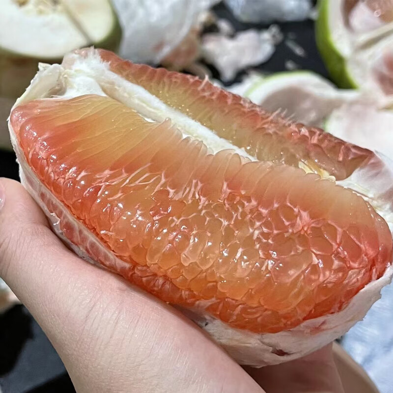 泰国红心金柚2个大果青皮柚子红肉泰柚香蜜翡翠柚新鲜水果发顺丰 2.