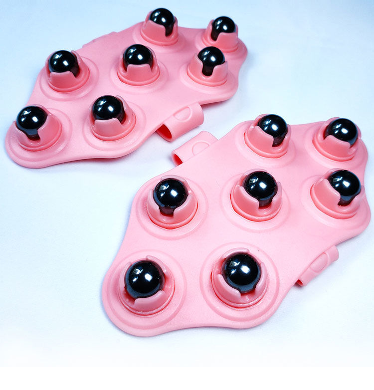 滚动珠锻炼全身按摩器磁珠滚珠搓揉肚子小腿神器疏通经络刷瘦旦榄黑