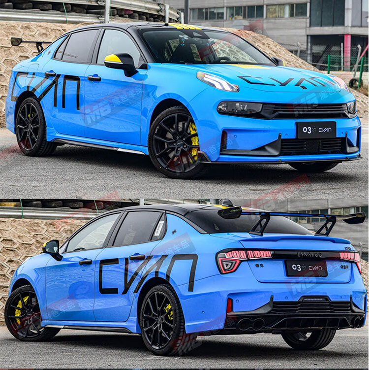 于领克03拉花贴03 cyan冠军汽车拉花赛车版wtcr划痕改装定制个性贴纸