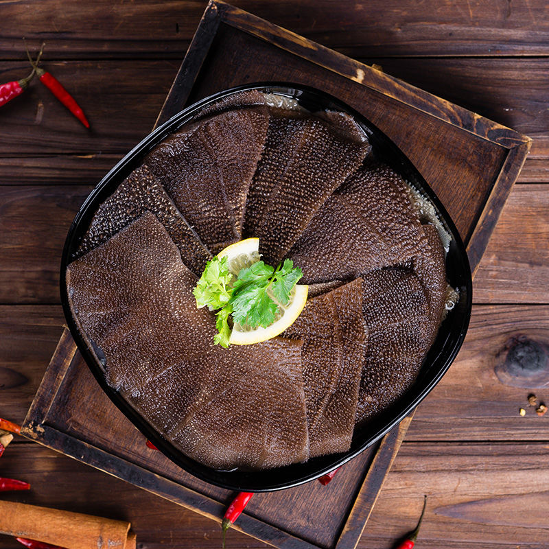 黑毛肚边角丝新鲜冷冻毛肚边角料千层肚牛肚牛百叶丝重庆火锅食材展志