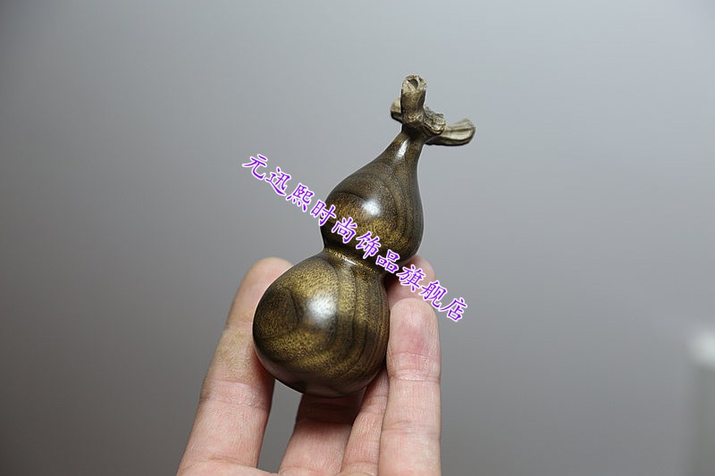 金丝楠木雕龙头小葫芦手捻阴沉木小叶桢楠随身文玩手把件摆件车挂189