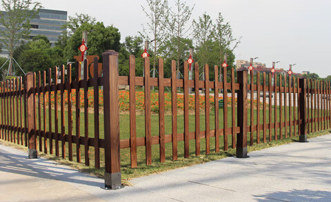 麦桑荷户外庭院草坪木栅栏防腐木栏杆围栏院子装饰隔断篱笆护栏花园