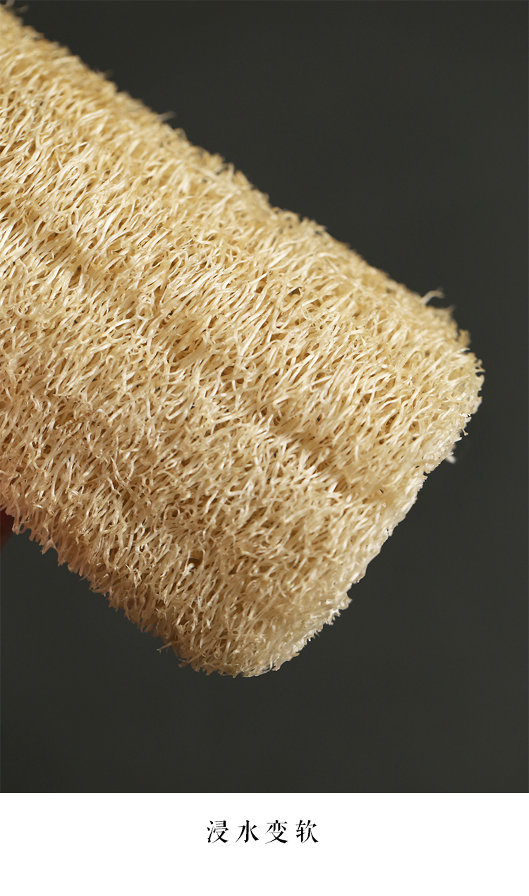 一纪kazunori手工天然丝瓜络刷子洗碗不沾油干瓢锅刷茶壶家用厨房丝瓜