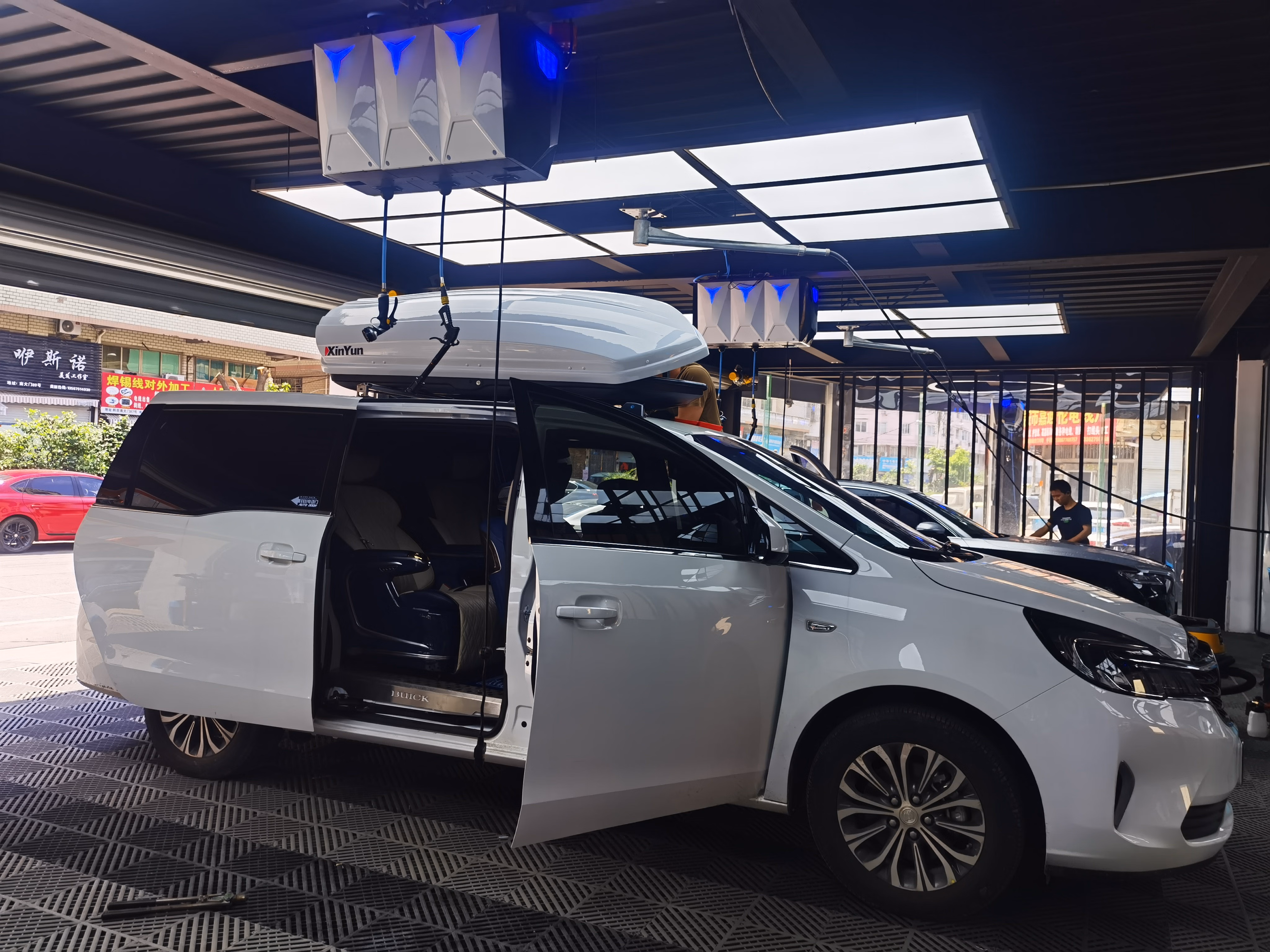 【gl8大容量车顶箱】别克gl8 25s 28t胖头鱼陆尊车顶行李箱车载行李架