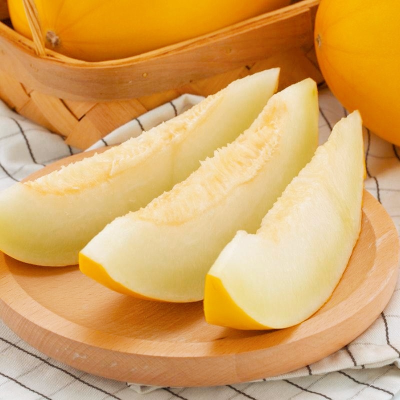 【水果冰淇淋】黄金冰糖蜜瓜软糯香甜哈密瓜黄河蜜甜瓜新鲜水果 2150g