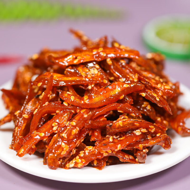 鲜补源 香辣小鱼仔下酒菜麻辣小鱼干零食即食小吃网红银鱼仔湖南口味