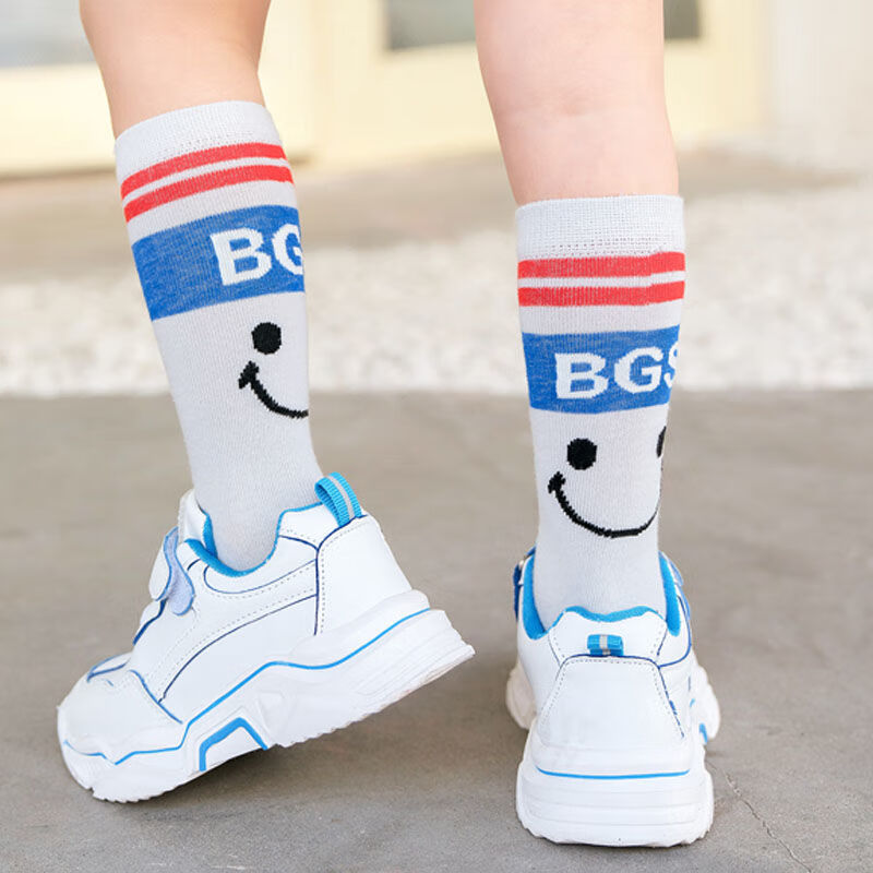 儿童足球袜过膝 男童长筒袜儿童足球袜儿童长筒袜春夏季薄款男童足球