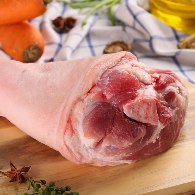 猪肘肘子猪前肘猪蹄膀生鲜新鲜冷冻家庭装2个约38到4斤猪肘子切块38斤