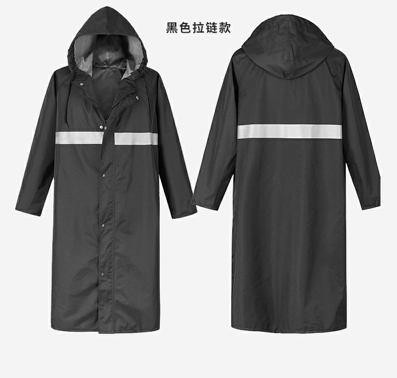 雨衣全身防暴雨男士连体加厚耐磨牛津布户外防水 加厚款:军绿【华达呢