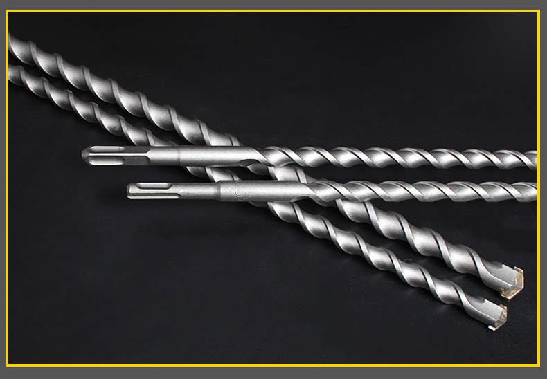 方柄加长超长电锤钻头600mm圆柄两 穿墙冲击钻头混凝土钻头亿程 方柄