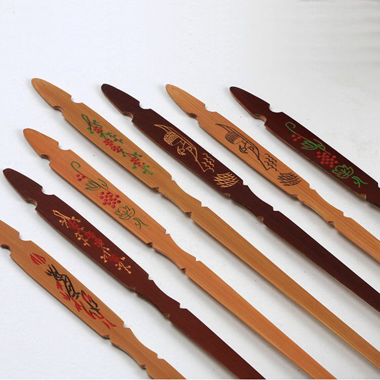 扬琴琴竹琴键子考级初学演奏琴竹洋琴扬琴配件老竹琴竹紫色梅花加筒