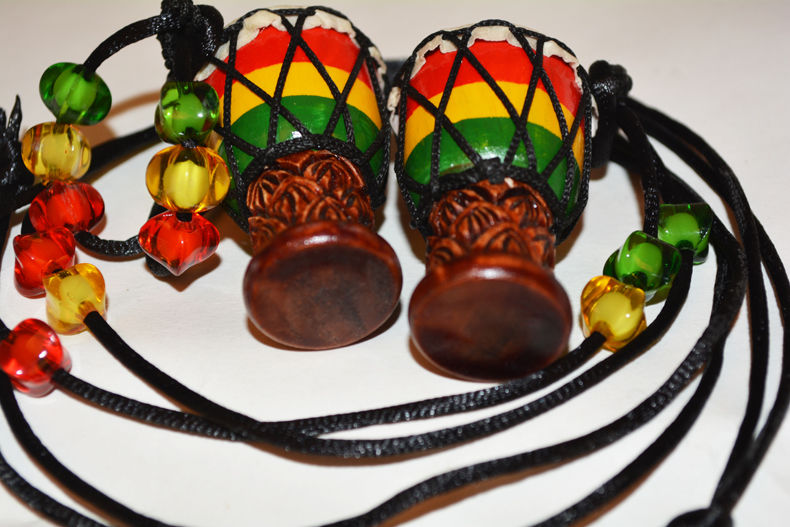 丽江手鼓挂饰挂件15寸旅游纪念品礼品非洲鼓挂饰赵雷同款棕红款