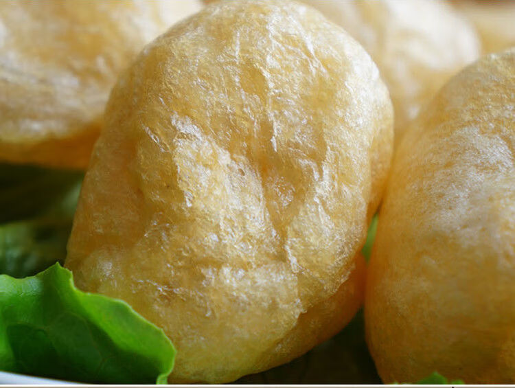 肥四鱼腐 罗丁皱纱鱼腐老广味道罗定特产火锅酒楼食材鱼丸子1斤/袋 肥