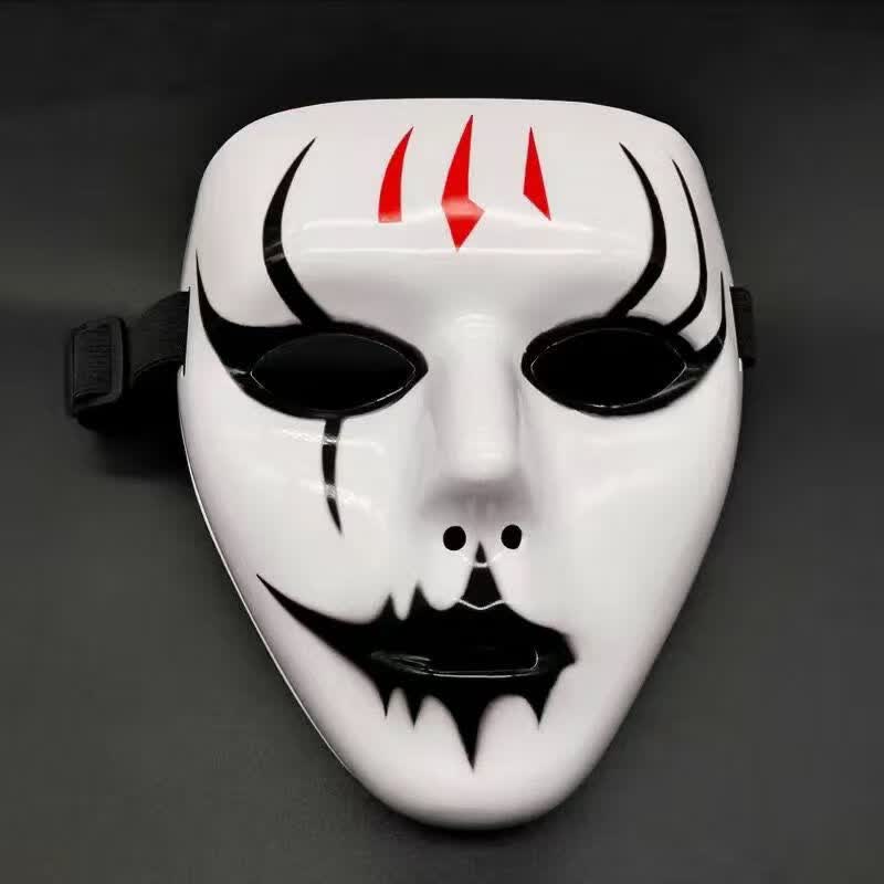 面具帅气全脸环保材料成人儿童白色街舞面具舞会面具假面舞客齐舞表演