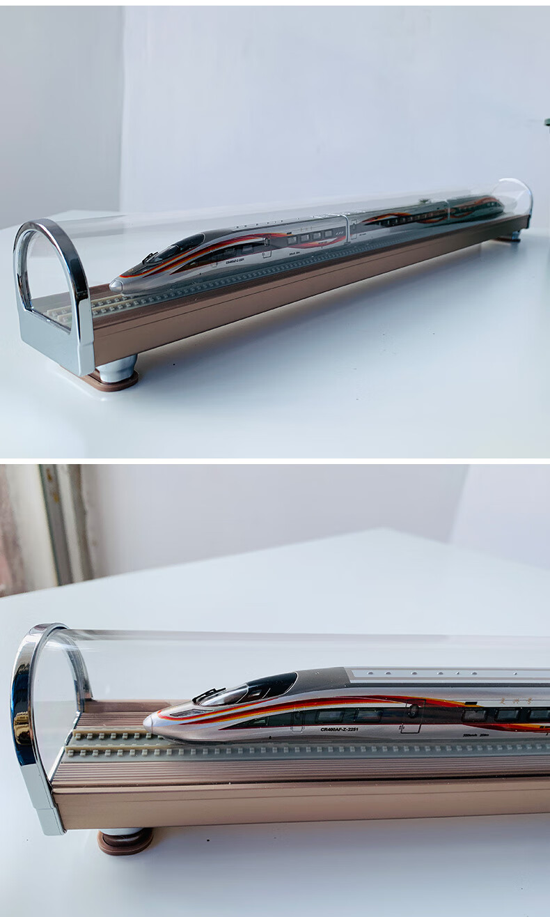 收藏送礼火车动车模型高铁111160复兴号智能动车组长50cm左右精装皮箱