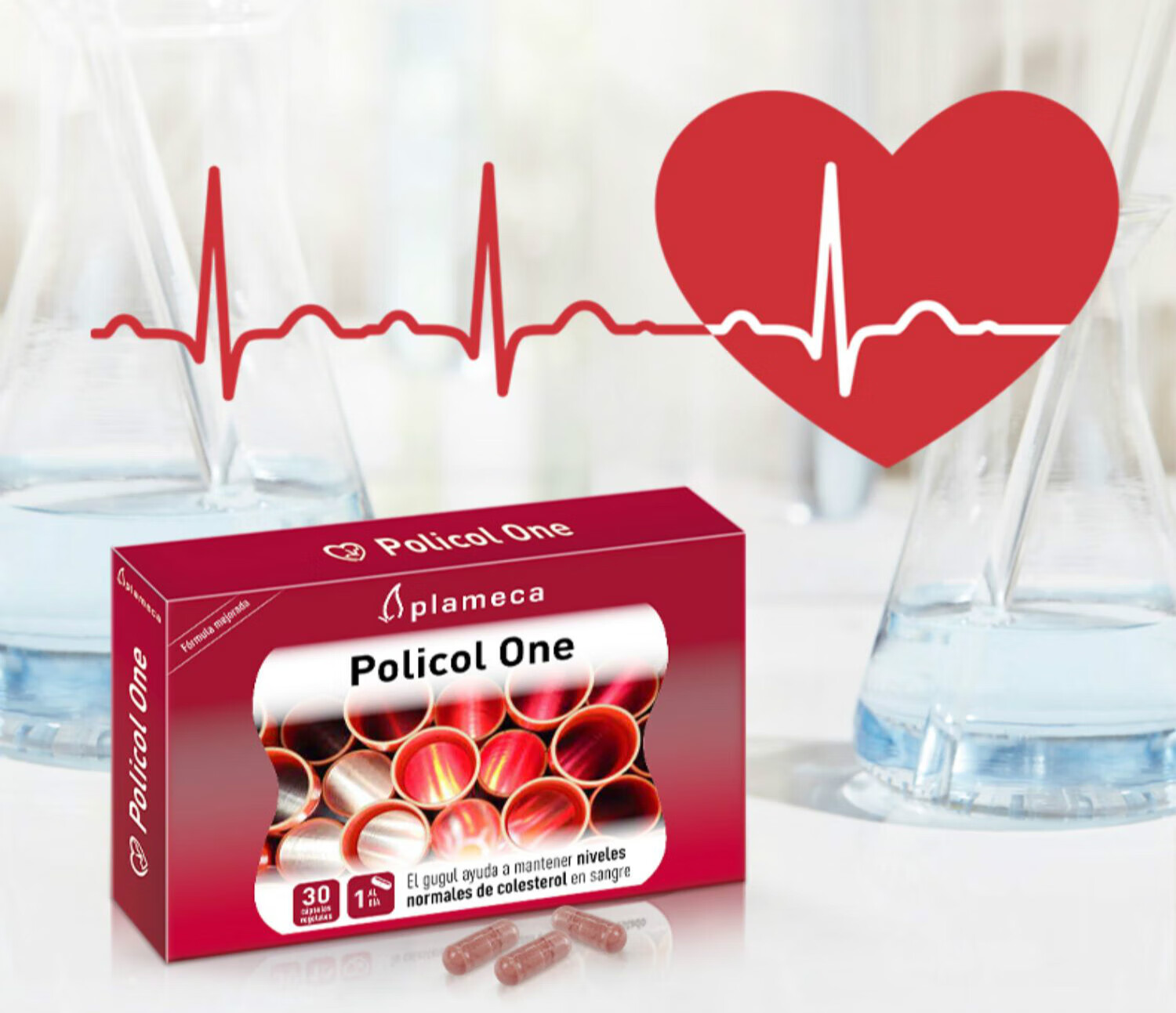 西班牙红曲他汀中老年心脑血管胆固醇健康鱼油不含物 波利王红曲米.