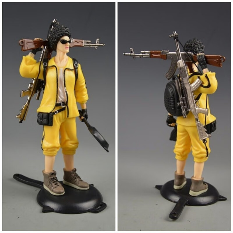 绝地求生刺激战场吃鸡人物手办动漫周边小黄衣手办模型公仔人偶摆件兵
