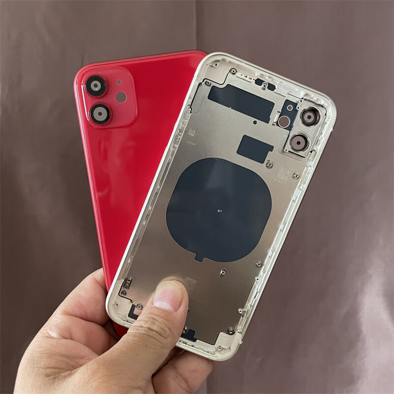 适用苹果xr手机后壳玻璃后盖苹果11外壳xr原装后盖十一代总成全新全新