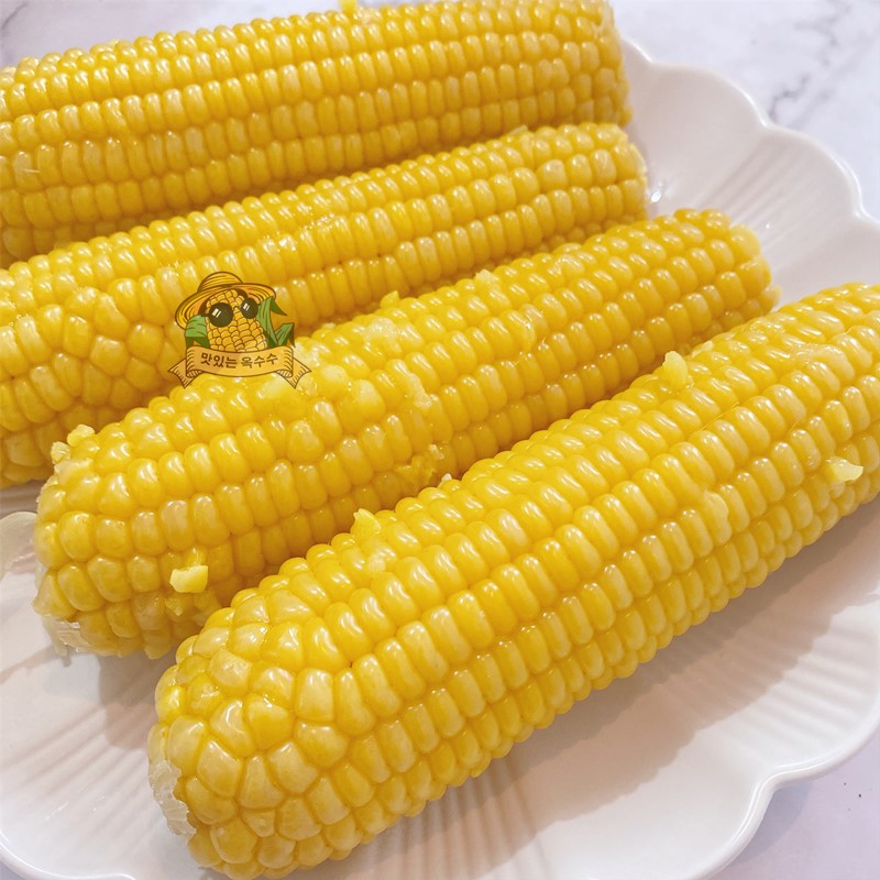 5折老爷爷糯玉米顺丰韩国老爷爷糯玉米即食用熟玉米宝宝粗粮300g8根箱