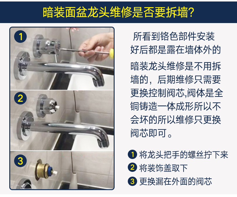 龙头水盆grohe德国入墙式水龙头暗藏面盆冷热水龙头铸铜本体20292暗藏
