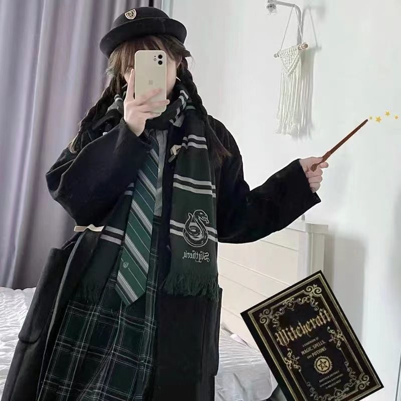 儒靓新品哈利波特围巾哈利波特围巾赫敏伏地魔同款日系制服学生学院风