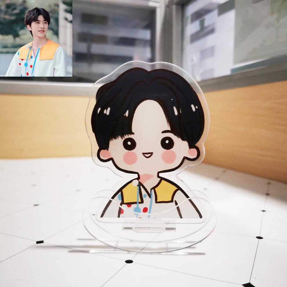 蔡徐坤周边立牌海盗船新专辑迷卡通q版摇摇乐亚克力人形立牌周边百事