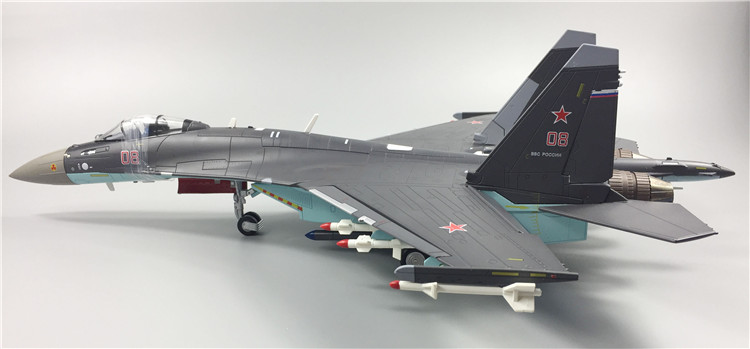 148苏35战斗机模型su35合金仿真飞机模型珠海航展定制摆件礼品迷彩