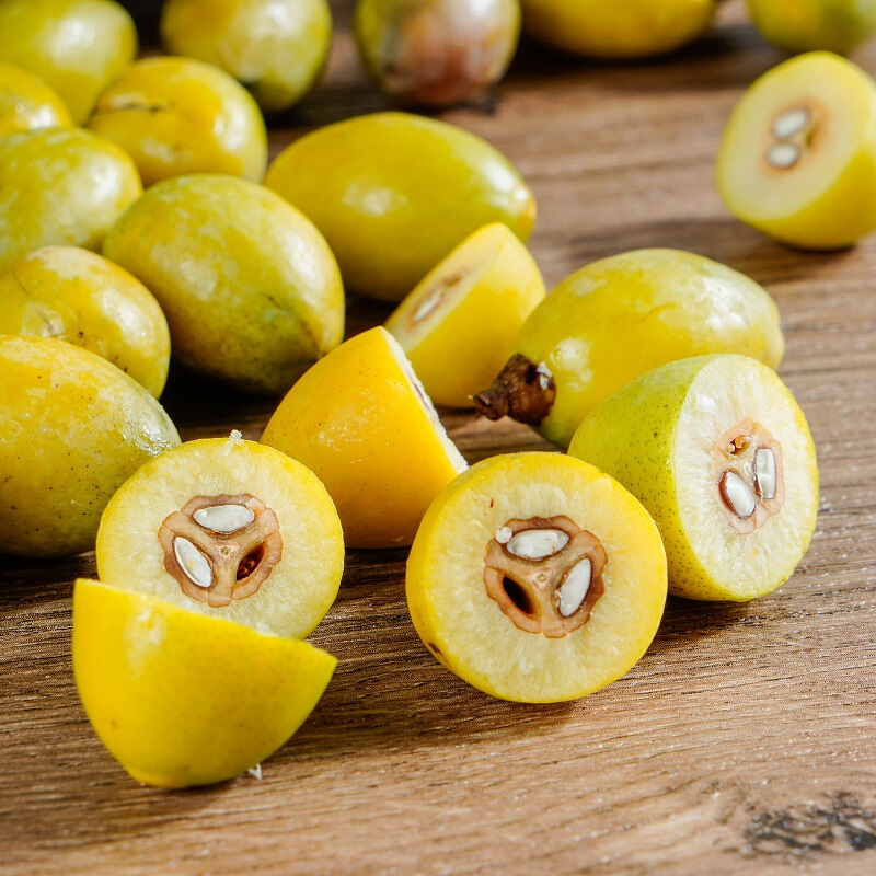 潮州山哥 橄榄潮汕特产青黄皮橄榄 新鲜橄榄 现摘现发2斤 黄橄榄1斤