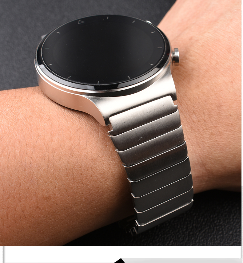 适用华为荣耀watch gs3 mag2 vivo一加gt2华米gtr金属智能手表腕带