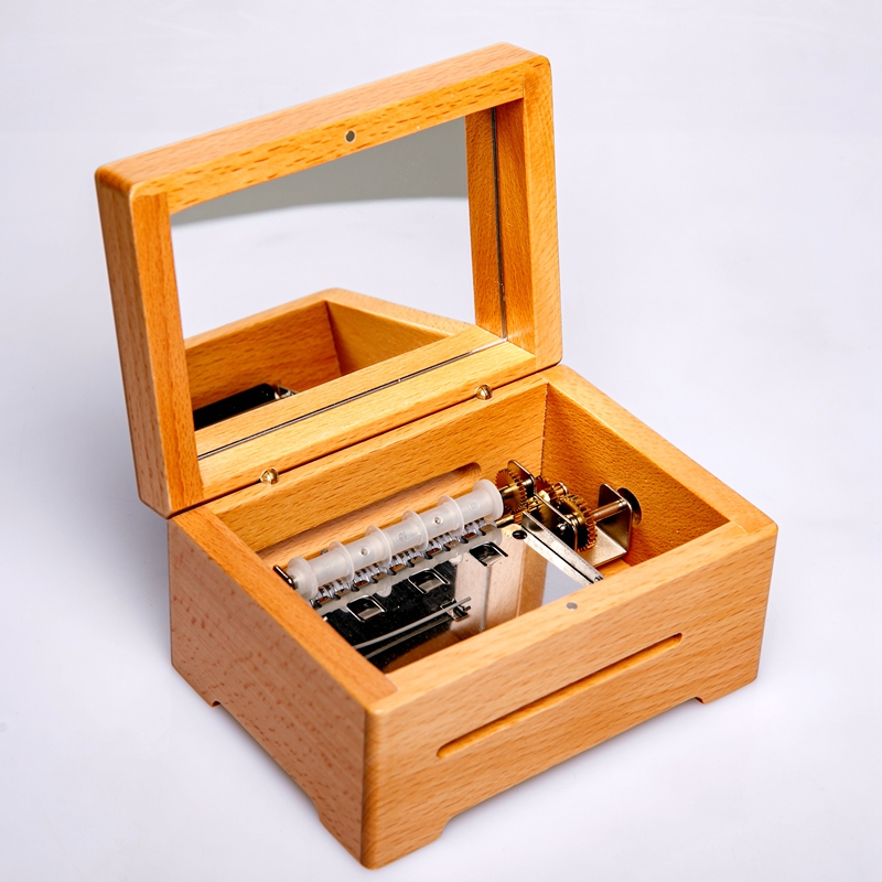 八音盒30音机芯黄铜齿轮韵升机芯30音手摇纸带diy点歌音乐盒八音盒