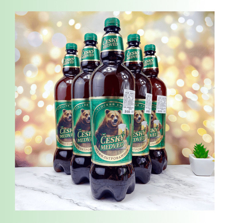 上海可发捷克熊啤酒整箱俄罗斯进口啤酒波罗的海精酿烈性生啤整箱未