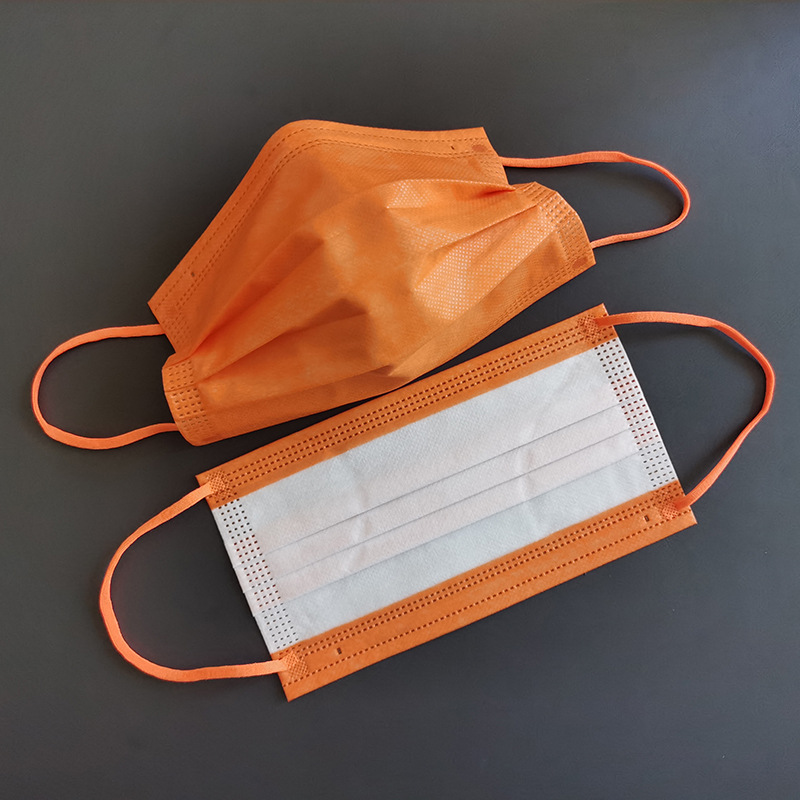 莫兰迪撞色时尚彩色口罩女高颜值轻薄透气显瘦渐变中国国庆素乐白色