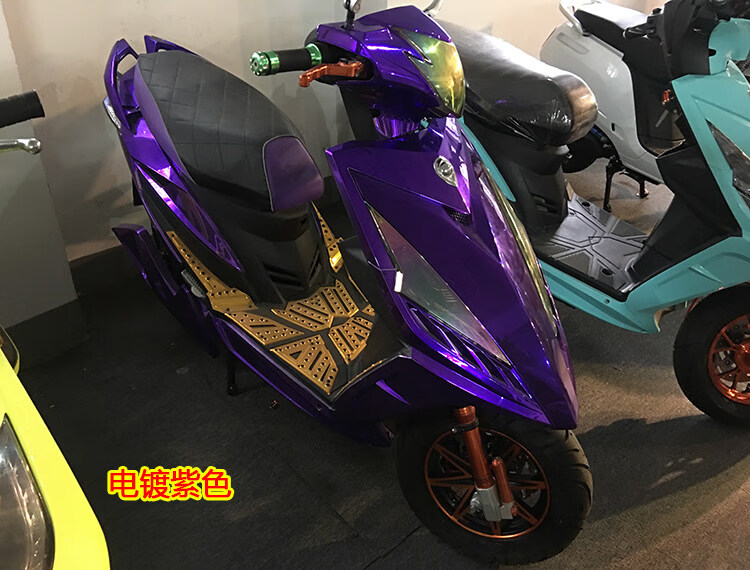 鬼火电摩战速电动车改装96v120v144v男女双人踏板车三代电瓶车豪华款