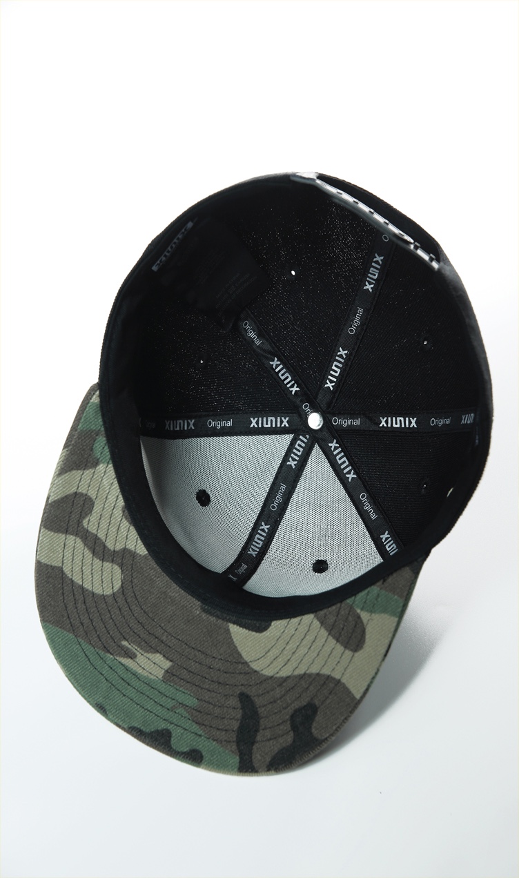 花行奔尼帽限定款帽子迷彩毁灭幻想刺绣平檐帽男棒球帽美式嘻哈帽遮阳