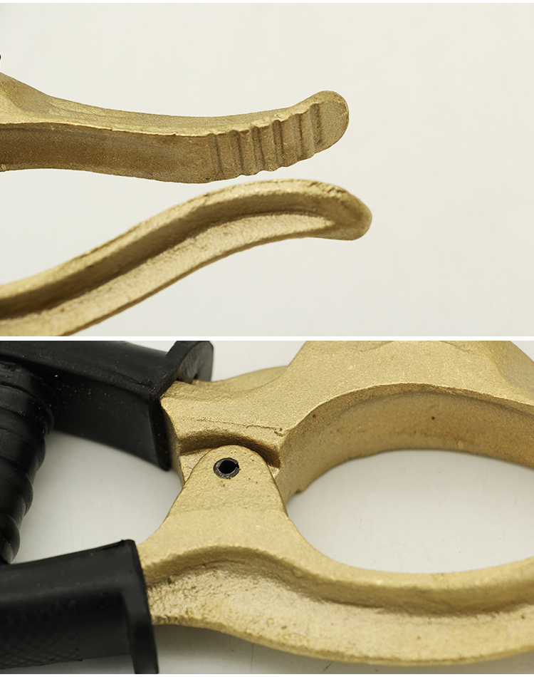 接地钳电焊机焊把全铜加重300a地线钳500a地线夹a字鸭嘴钳鳄鱼钳 a