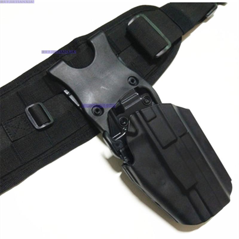 战术比武通用579快拔套92g兼容92快拔枪套腰部快反胸挂绑腿枪套战术