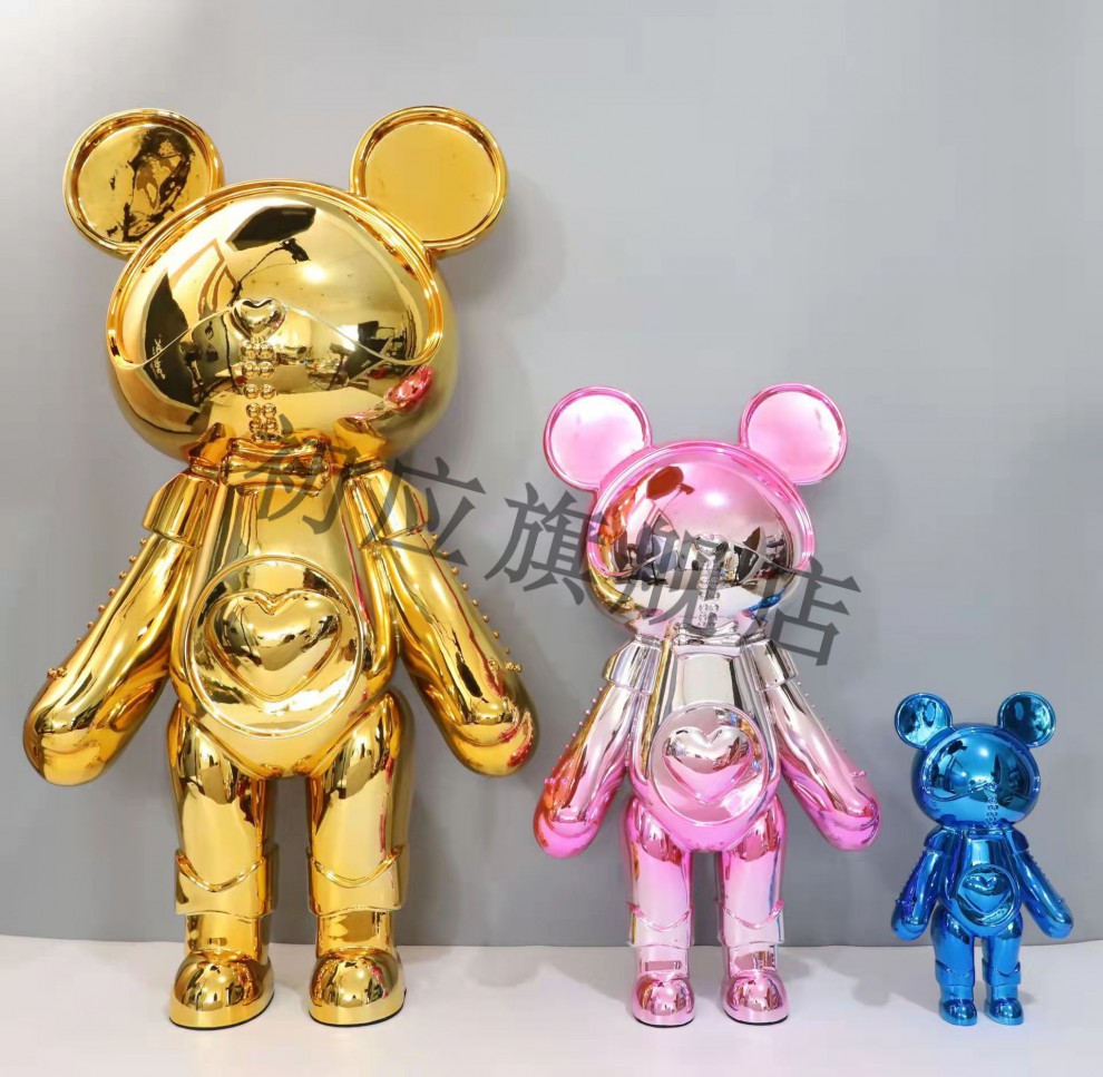 星际熊摆件 大型摆件网红潮玩高档轻奢客厅家居软装饰品落地暴力熊