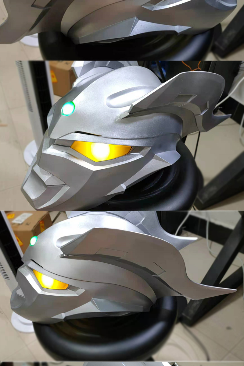 赛罗奥特曼头盔 可发光 赛罗奥特曼头盔可穿戴头套cos玩具面具真人