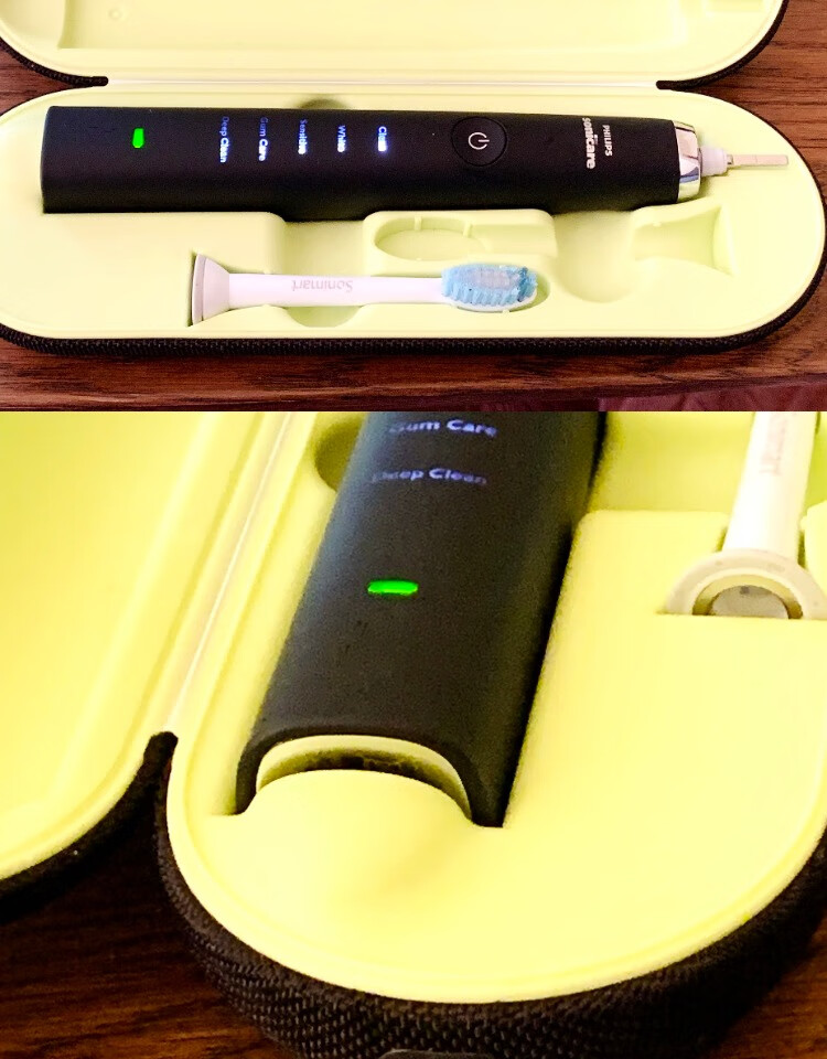 飞利浦电动声波牙刷hx9340/9332/9362升级款第4代hx939b/939w 乌金色