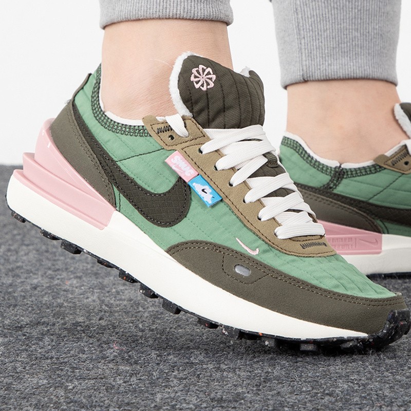 nike耐克女鞋 waffle one 新款运动鞋透气华夫鞋大钩低帮休闲鞋dc2533