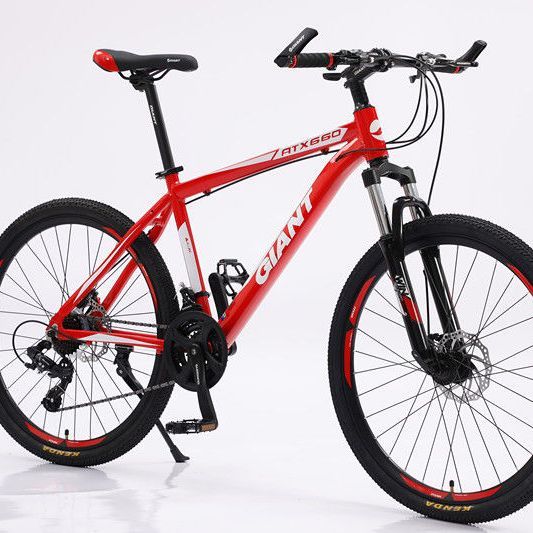 捷安特(giant)xtc777山地自行车成人铝合金双碟刹越野减震车 atx660黑