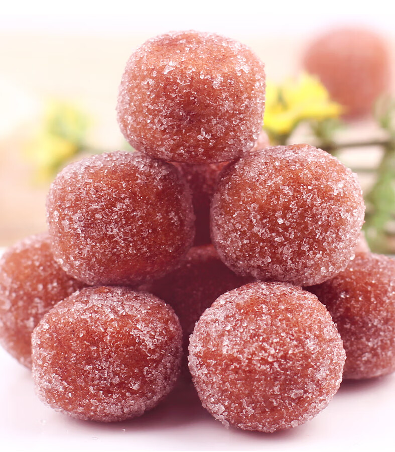 金晔山楂球138g5袋山楂条果脯蜜饯山楂片儿童零食5袋138山楂球