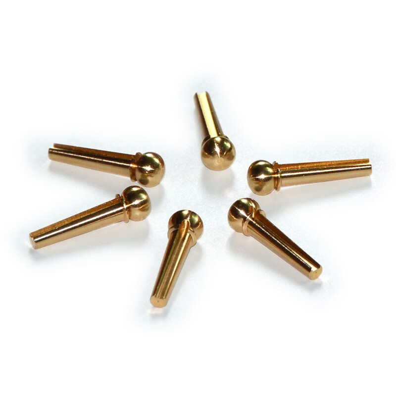 剪弦器 吉他纯铜弦钉 民谣固弦锥 黄铜弦柱 延长延音金属盒装木吉他