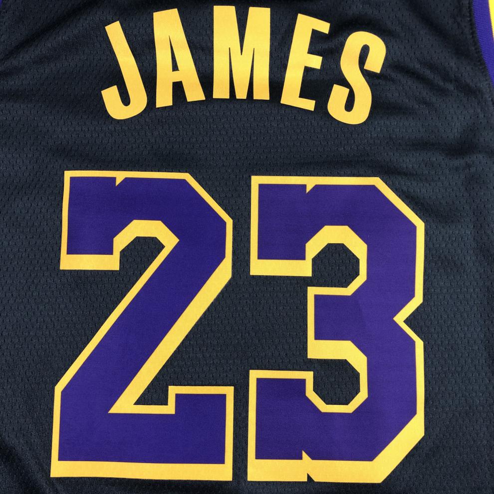 耐她(naita)【官方旗舰店】 湖人队23号前8后24复古球衣球裤套装男女