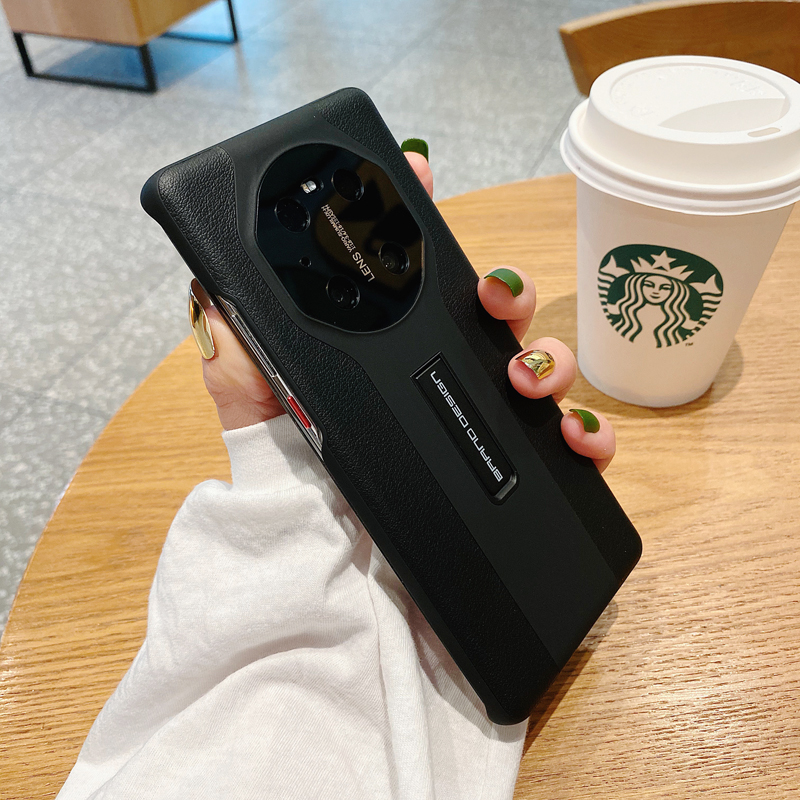 兽卫素皮支架适用华为mate40e手机壳mate40pro秒变保时捷5g版mate30