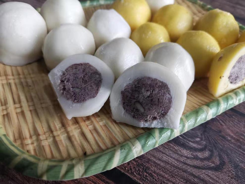 【5斤】粘豆包东北亚沟特产传统农村纯手工粘糕黑糯米黏豆邮 白豆包五