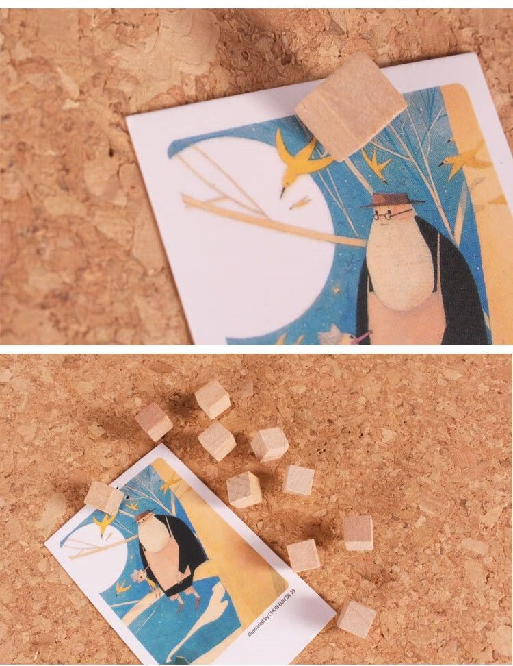 迅宸逸 工字钉按钉创意diy图钉画小图可爱彩色卡通钉软木板照片墙小