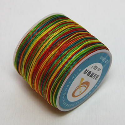 定做diy手工植鞣革手缝腊线马克线疯马皮皮革编织皮具缝纫06mm圆蜡线