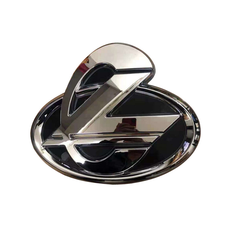 定制东风柳汽乘龙57发光车标带车头亮标蓝光圆标志驾驶室装饰灯 乘龙