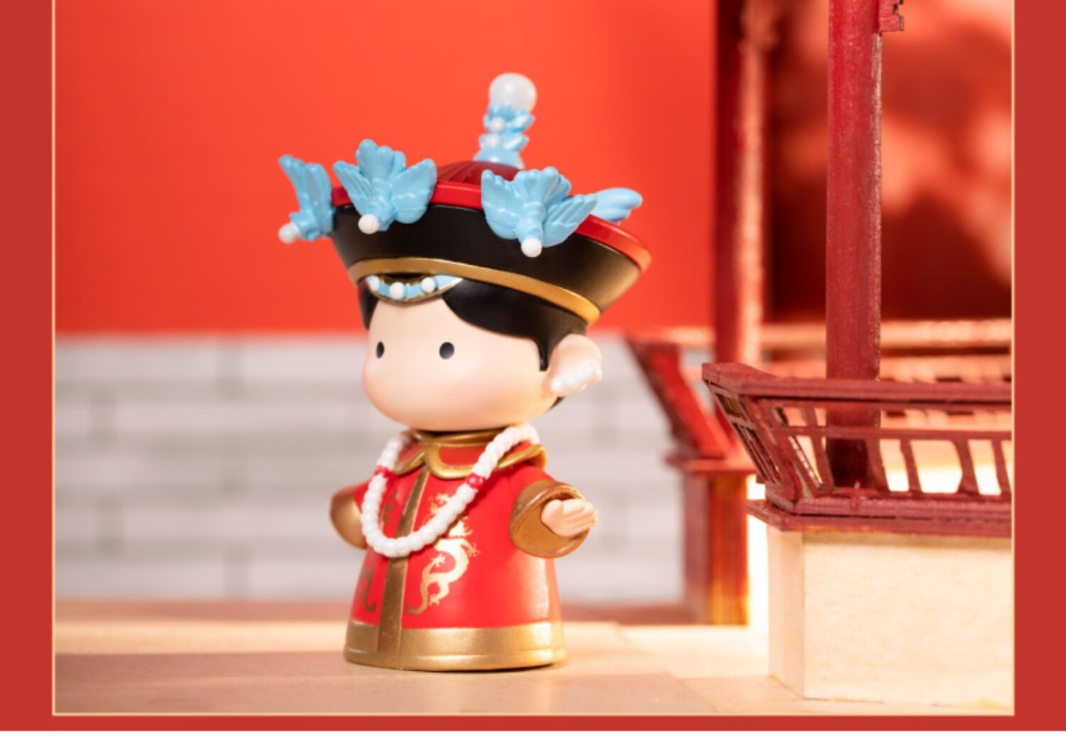 故宫盲盒宫廷人物玩偶公仔国潮摆件文创闺蜜女友生日礼物 夏格格 拆盒